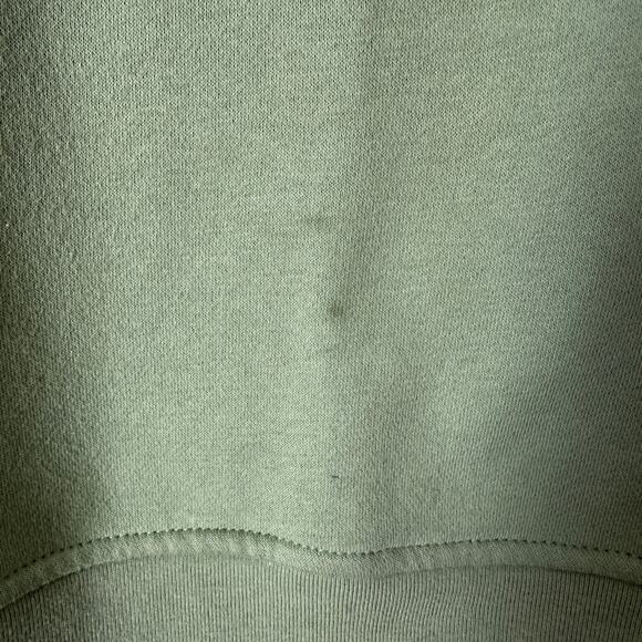 Breckenridge Vintage y2K Embellished Fox Sweatshirt Cottage Grandma Green SMALL - Picture 6 of 15